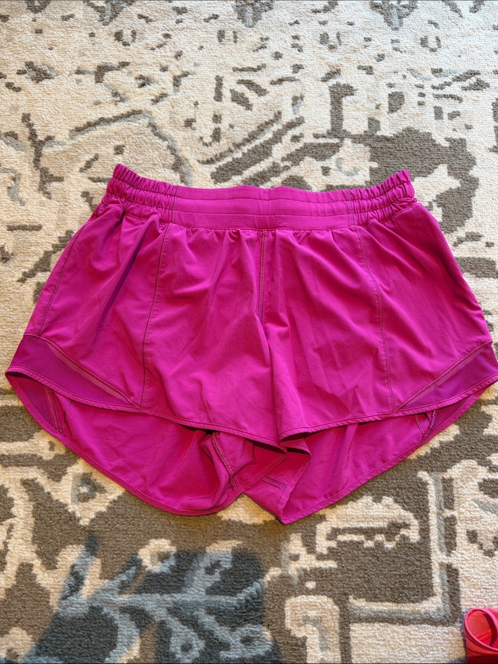 lululemon athletica Bright Pink Athletic Running Shorts